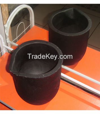 isostatic graphite crucible with lip for melting nonferrous metal