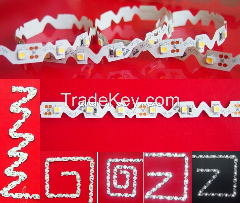Bendable flexible strips--- Good choice of back lighting decoration