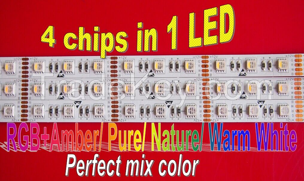 4Chips in 1 LED RGBX strips