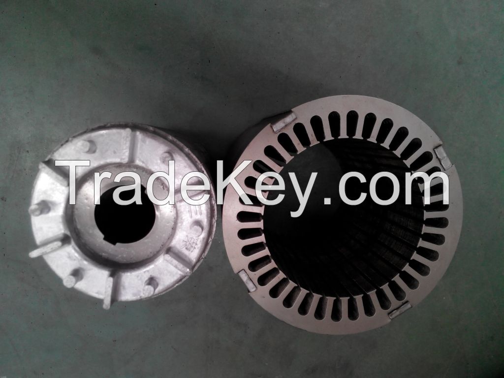 high efficiency motor stator and rotor