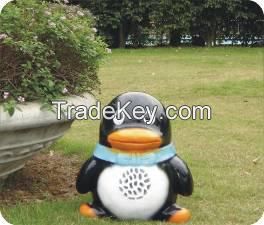 Lovely Penguin Garden Trumpet, Park Horn, Speaker with High Quality Control (Y-913)