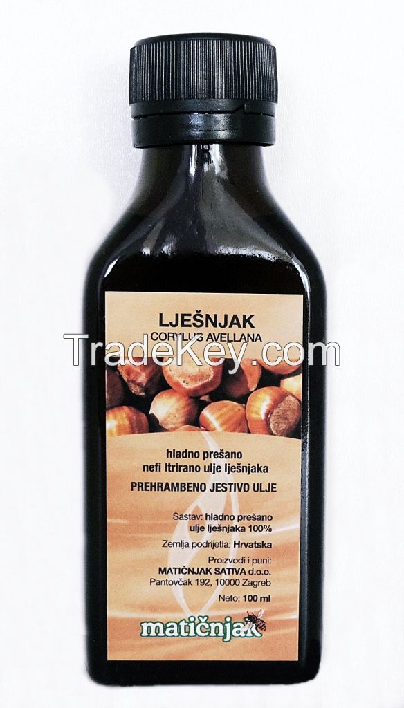 HAZELNUT OIL COLD PRESSED (CORYLUS AVELLANA)