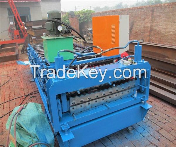 double layer board color steel cold roll forming machine