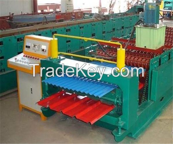 double layer board color steel cold roll forming machine