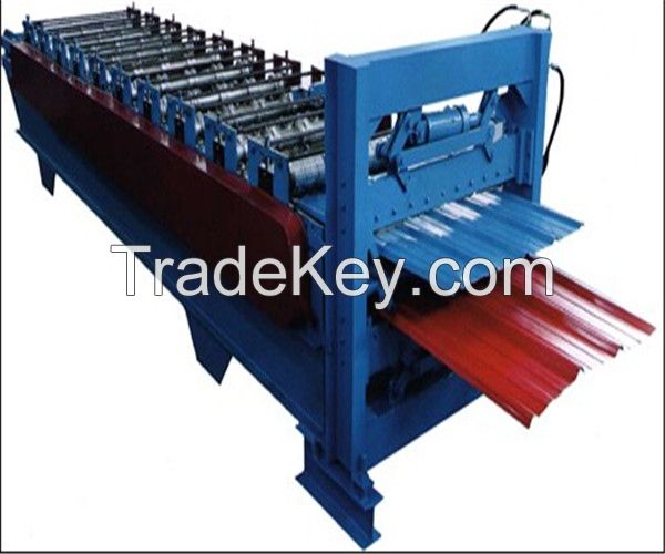 Color Steel Sheet Roof Tile Double Layer Roll Forming Machine