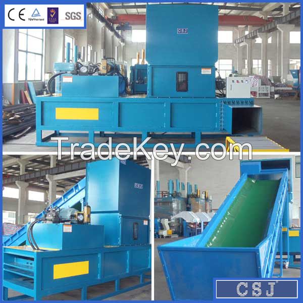 CE certificate horizontal dedicated bagging compactor for hay, rice hull, cotton seeds shell,sawdust