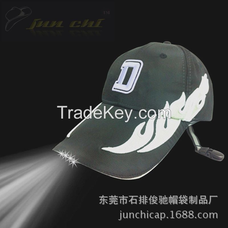 LED light cap, fishing hat, light cap, baseball cap, cap