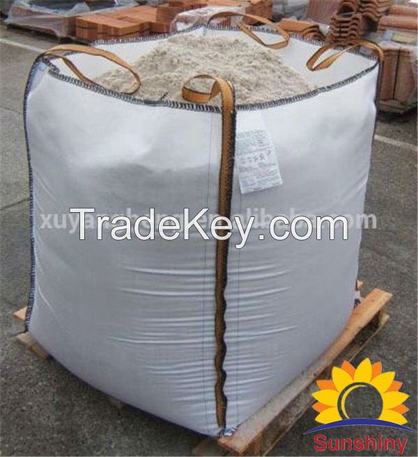 pp bulk bag for packing cement, rion ore, copper, sand, coal, stone