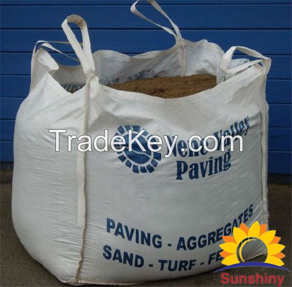 pp bulk bag for packing cement, rion ore, copper, sand, coal, stone