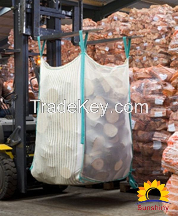 1ton pp mesh bag, pp mesh big bag for firewood, potatoes, fish, onion