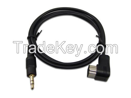 For PIONEER 3.5MM AUX Input Audio Cable Connector MP3 iPOD CD-RB10 CD-RB20 iB100 iP-BUS 12-PIN