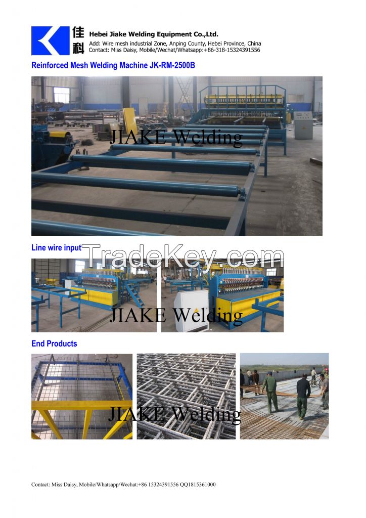 GWC steel bar mesh welding machines production line