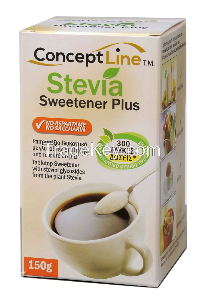 Stevia Sweetener Plus 150gr