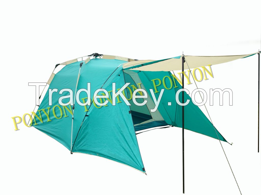Family camping tents for 3-4 people beach tents