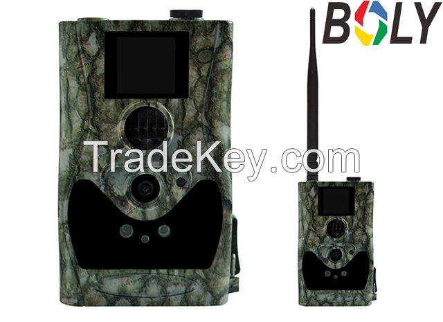 black ir wireless 8mp game camera Bolyguard SG880MK-8mHD with two way communications, GPRS/MMS function and 720P HD videos 