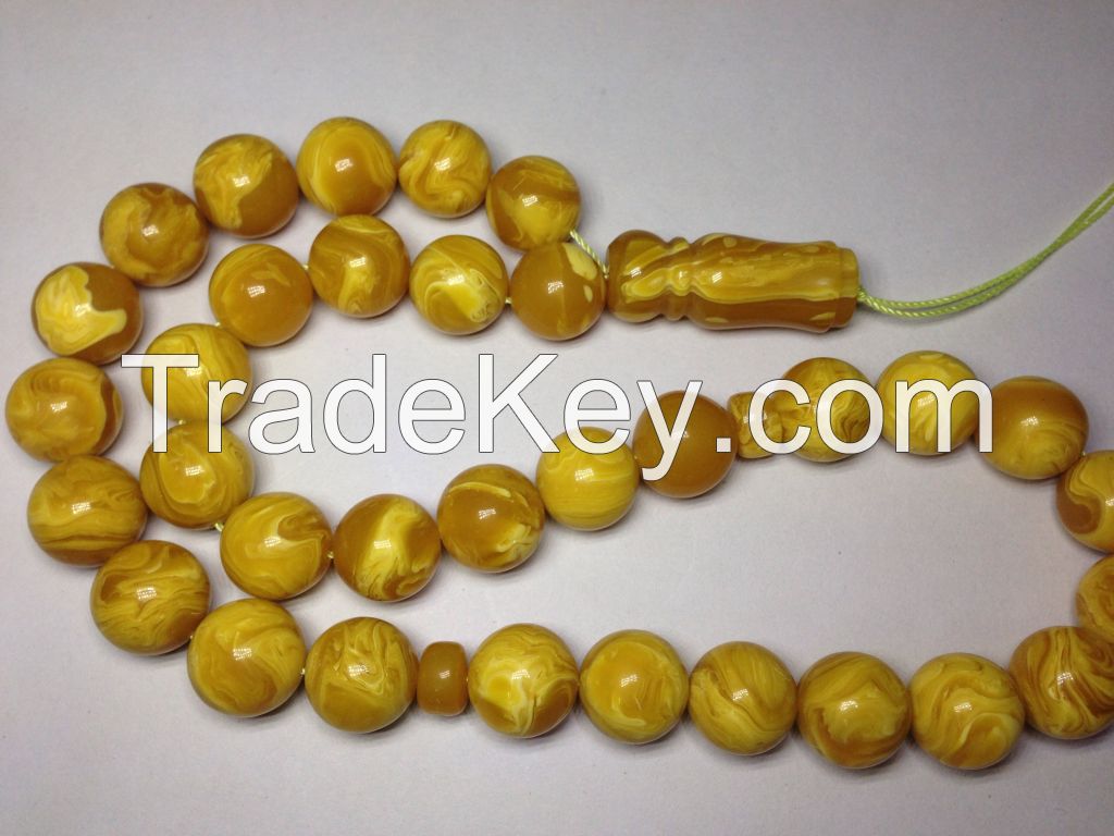 Amber beads tasbih rosary masbaha