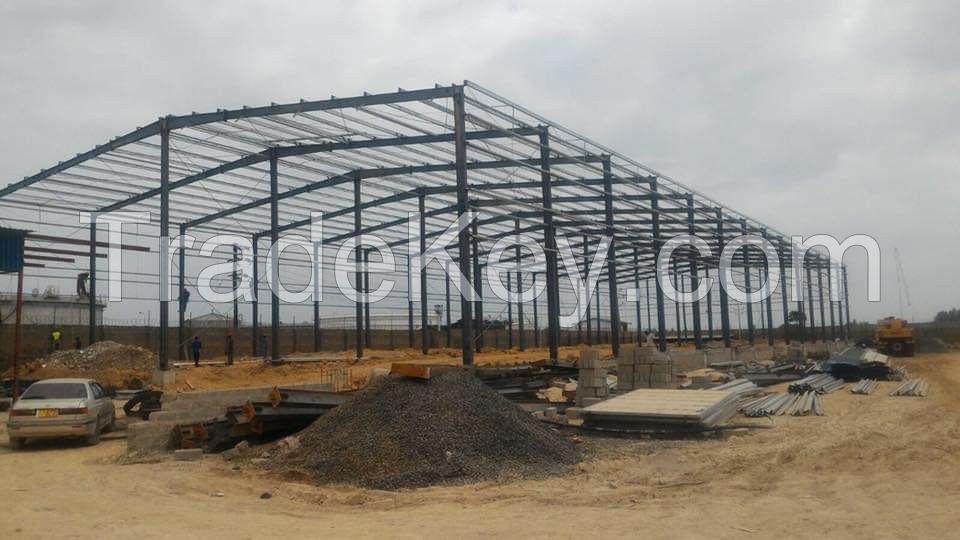 Prefabricated Light Steel Frame Structures for Commercial Office Building/Industrial Prefab Warehouse/Workshop/Agricultural Farm Buildings