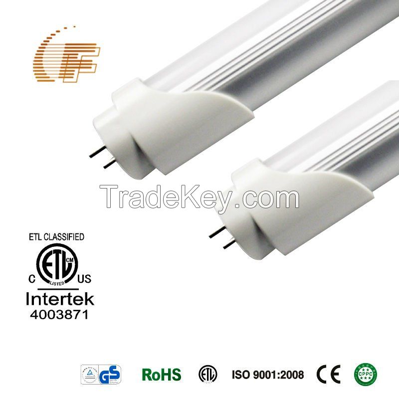 LED T8 Tube with aluminum PC body 0.6m 0.9m 1.2m 1.5m