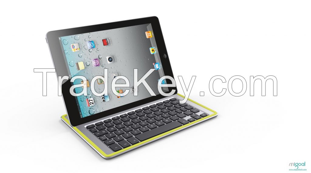 2014wholesale new cheapest price colorful Bluetooth Keyboard for iPad
