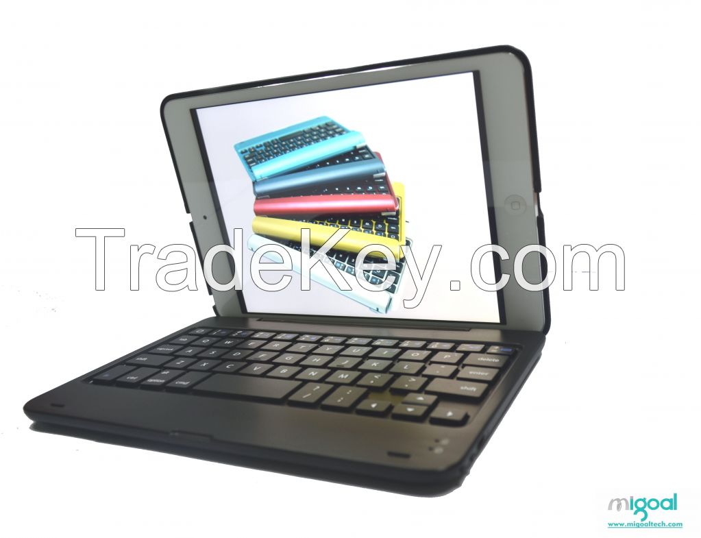 Arabic wireless keyboard case for ipad Golden keyboard case for iPad m