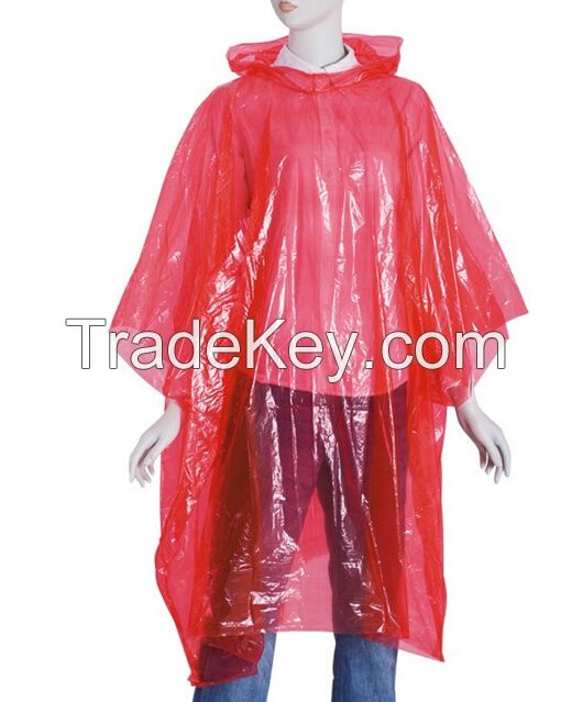 Cheap disposable raincoat for promotion rain poncho rainwear