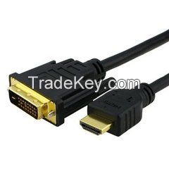 HDMI to VGA+audio and HDMI  to DVI cable type