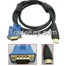 HDMI to VGA+audio and HDMI  to DVI cable type