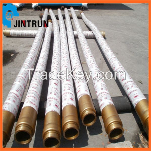 High quality concrete pump rubber end hose with steel wires