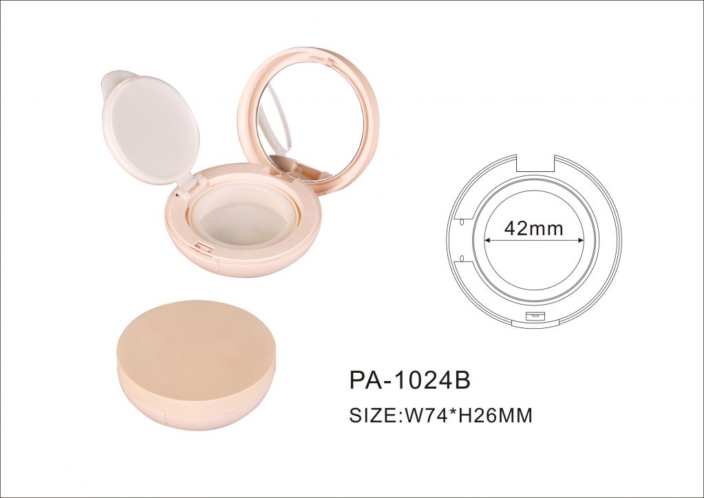 Air cushion empty powder case with puff/South Korean pop air cartridge pressed powder case/air makeup powder case/compact powder case