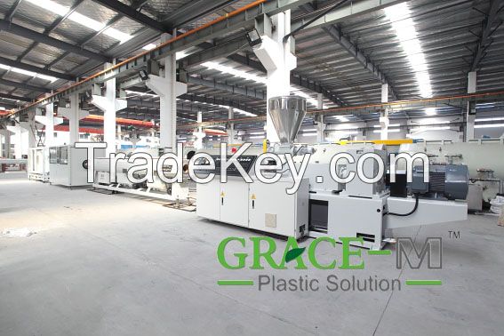 PVC pipe extrusion line