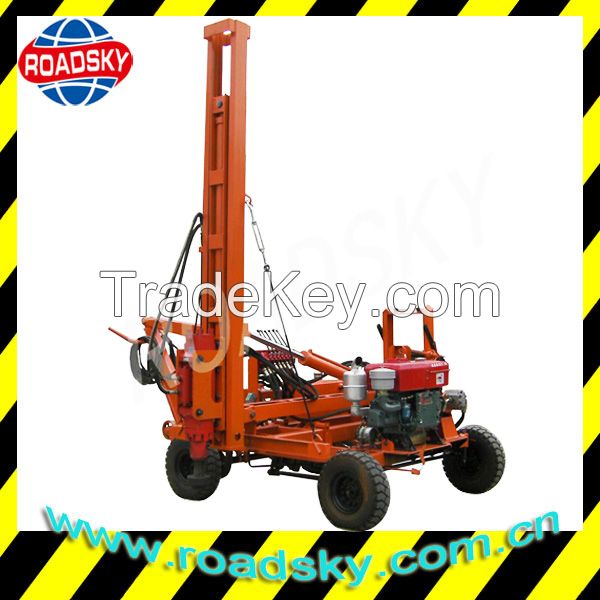 Highway Guardrail Installation Machine