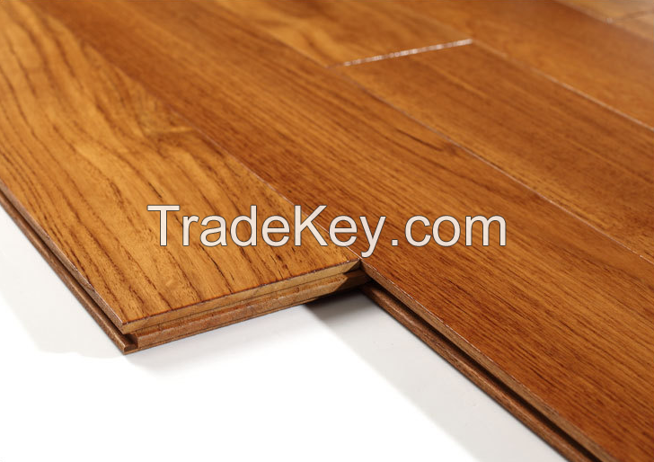 natural golden burma teak solid timber floor