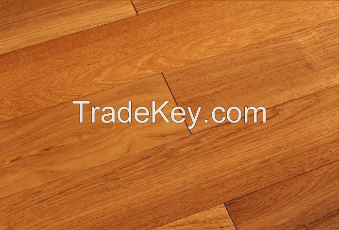 natural golden burma teak solid timber floor