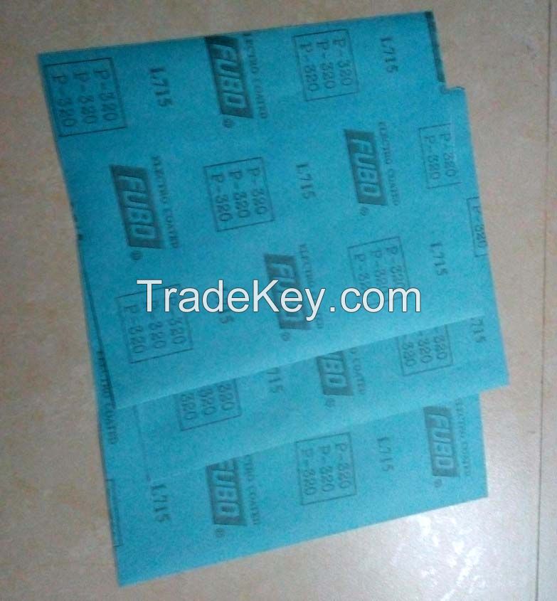 L715 type Sandpaper 180# 240# 320# made in tianjin , 3M Quality
