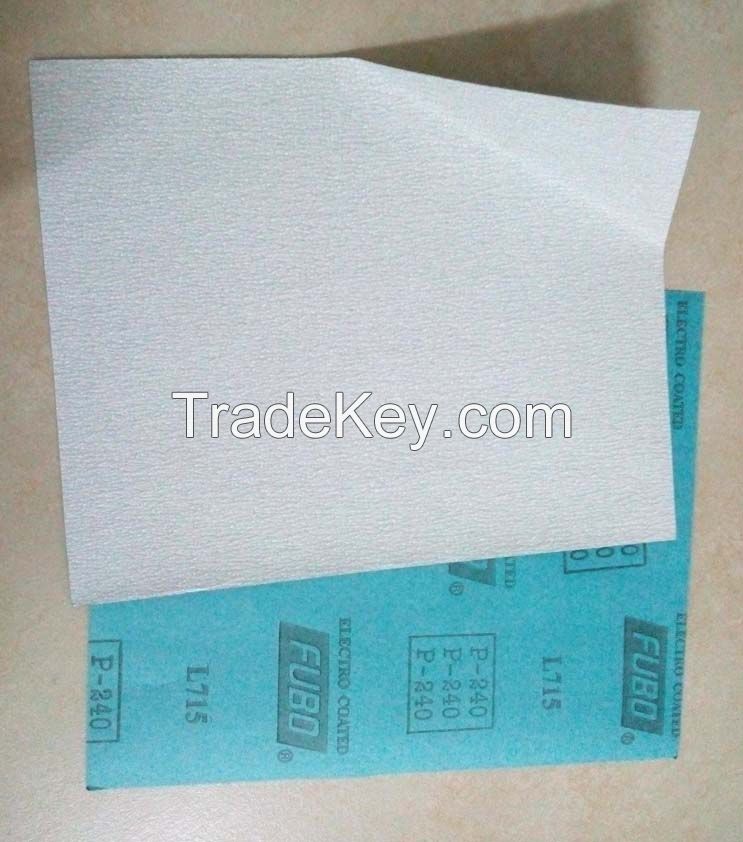 L715 type Sandpaper 180# 240# 320# made in tianjin , 3M Quality