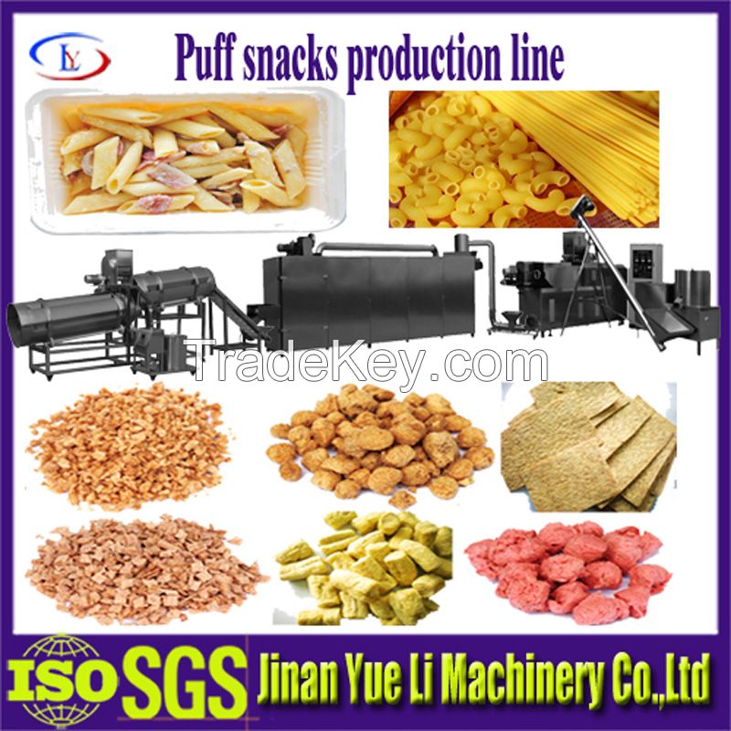 Crispy Cheese Flavored Puffed Snack Food Processing Machines