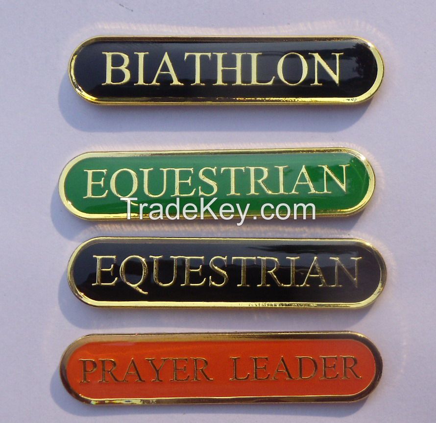 gold plating name badge/lapel pin business card/nameplate