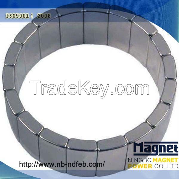 China Industrial Application Curved Rare Earth Neodymium Magnet Hot Se