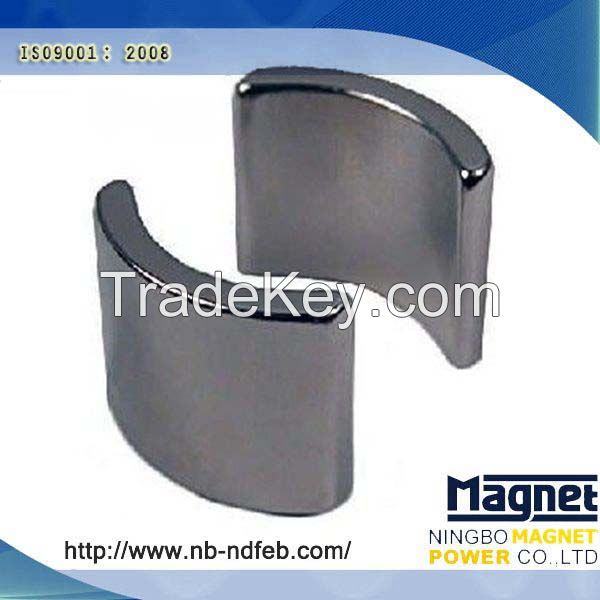 China Industrial Application Curved Rare Earth Neodymium Magnet Hot Se