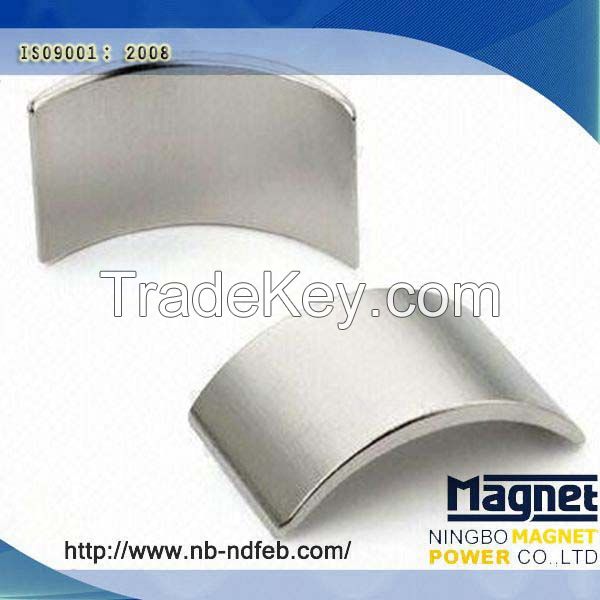 China Industrial Application Curved Rare Earth Neodymium Magnet Hot Se