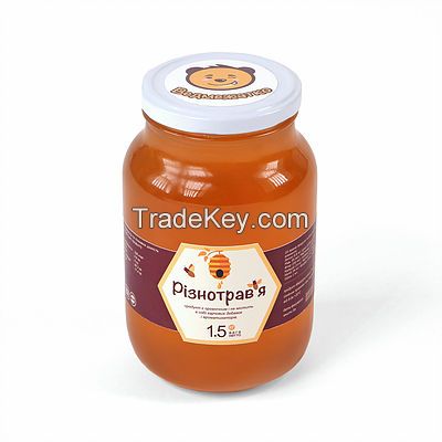 Nature pure Honey origin Ukraine