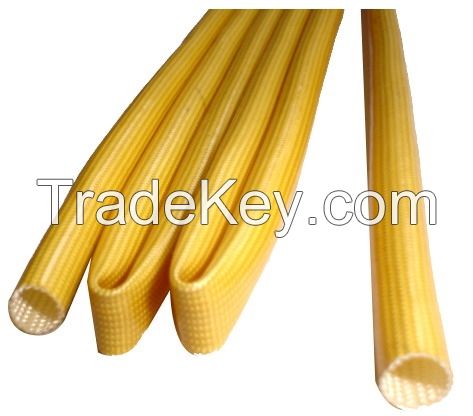 Fiberglass  silicon /silicon rubber /acrylic /PVC coated sleevings 