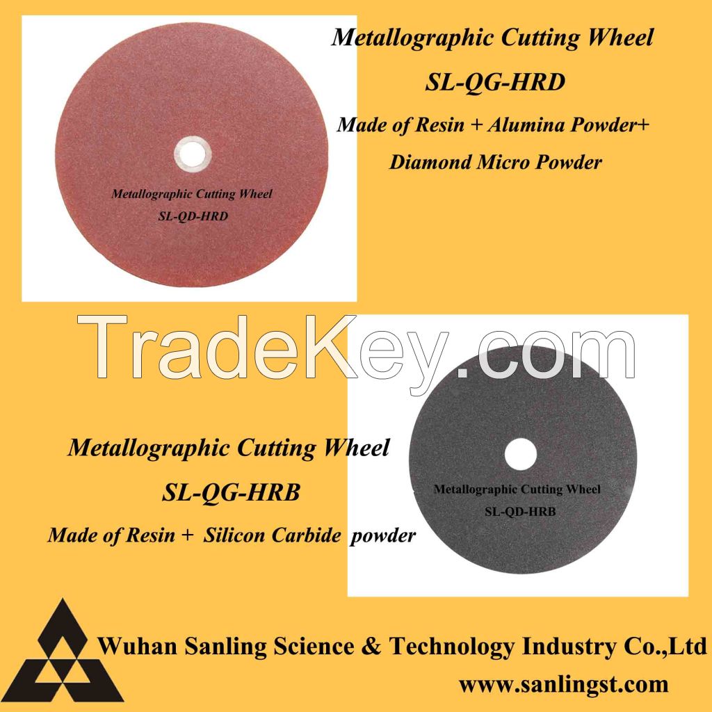 Abrasive Alumina Metallography cutting wheel  disc with diamond micro powder