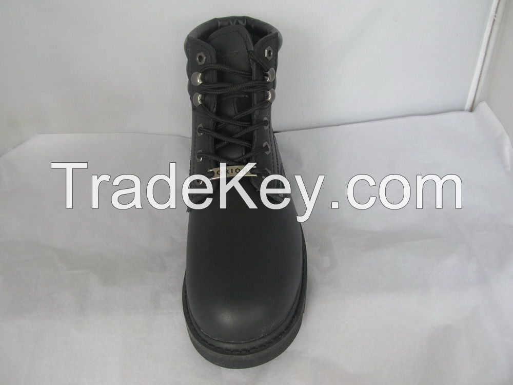 military boot with good quality rubber sole