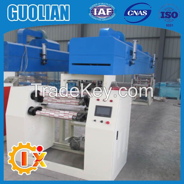 GL-1000D Customer favored automatic adhesive coating machine with printing slitting and rewinding 