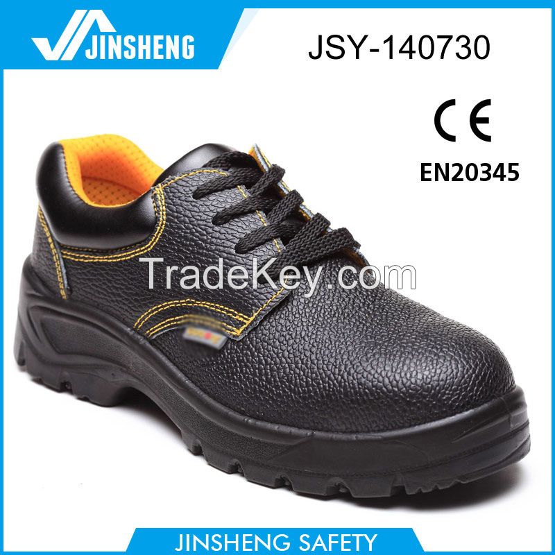 Suede slip resistant shoe high standard safety footwear