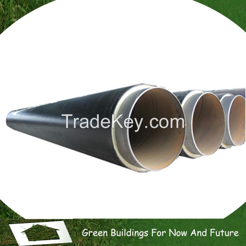 polyurethane foam filled hdpe pipe covered underground water pipe