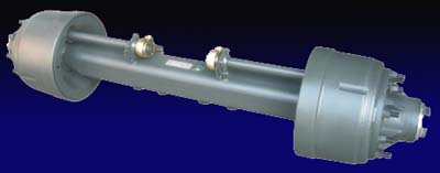 American semi-trailer Axle