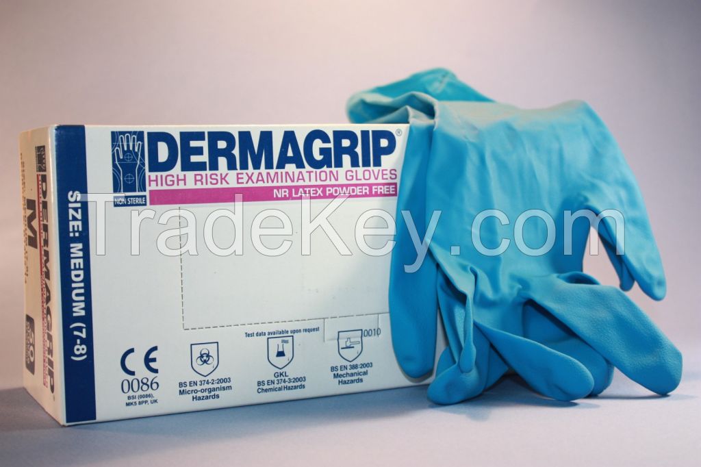 Best Quality Power Free Natural Latex Gloves / Nitrile Disposable Gloves Disposable Nitrile Gloves / Disposable PVC Gloves