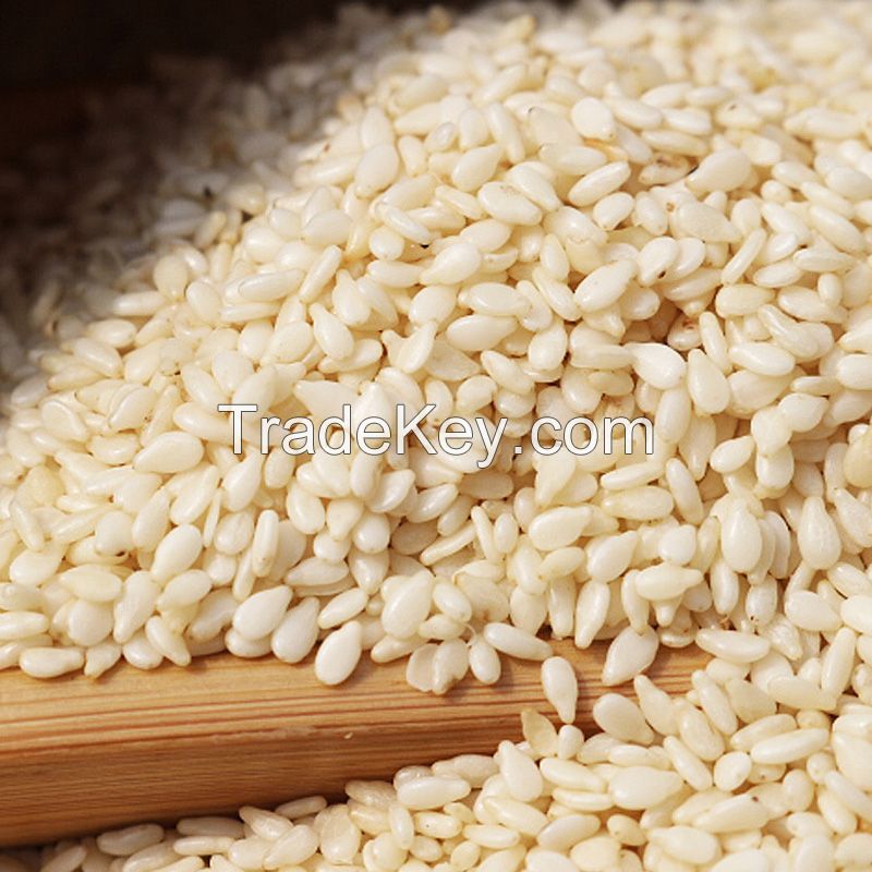 HEALTHY HULLED WHITE SESAME SEEDS AVAILABLE